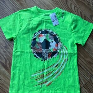The Children's Place Bright Green Soccer Tee